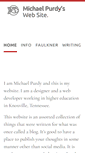 Mobile Screenshot of michaelpurdy.org