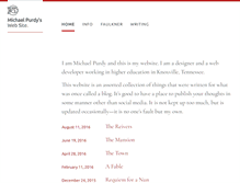 Tablet Screenshot of michaelpurdy.org